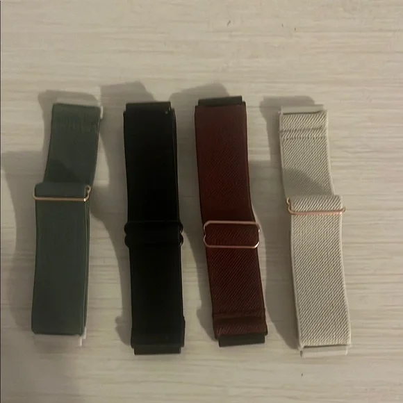 Set of Four Watch Bands in Assorted Colors