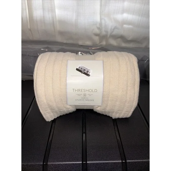 Threshold Cream Throw Studio McGee 50