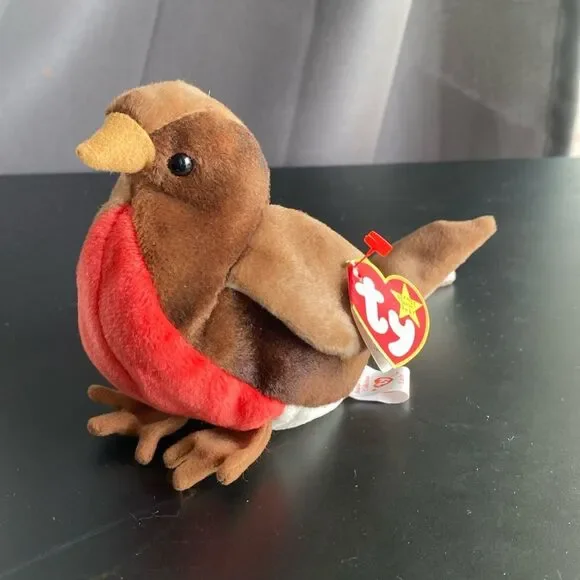 Beanie Baby TY Early Vintage Robin Bird 1997