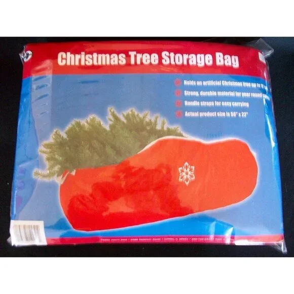 Christmas Tree Red Storage Bag  9 Ft Tree Strong Durable 56