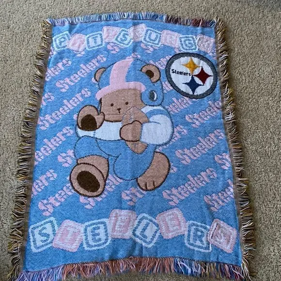 Pittsburgh Steelers Baby blanket.