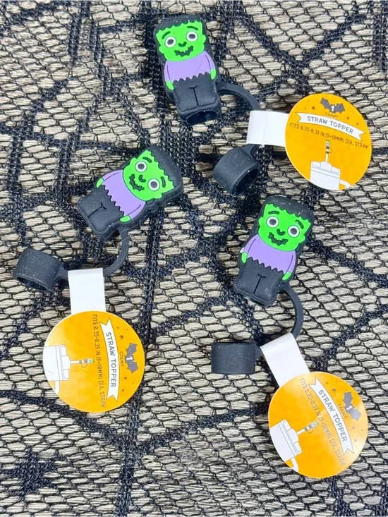 NEW Target Bullseye Playground Halloween Frankenstein Straw Cover