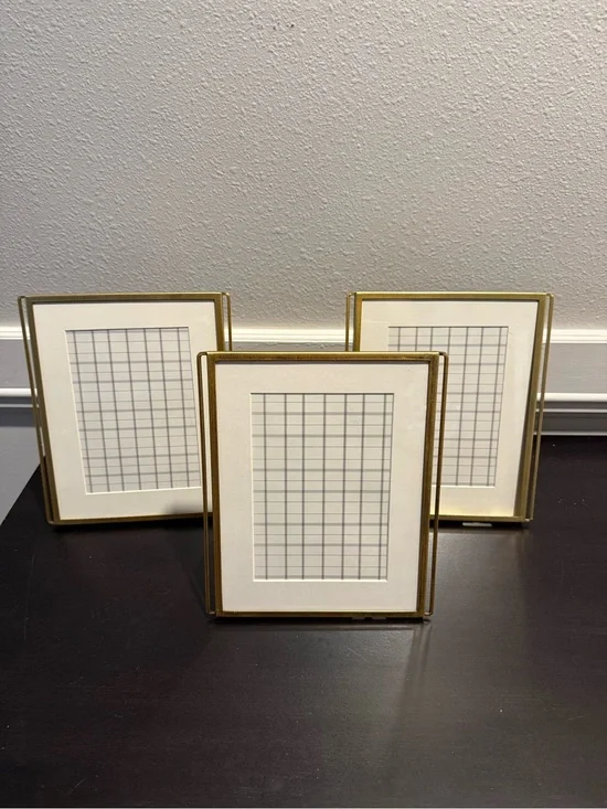Hearth & Hand by Magnolia Target Brass Wire Edge Picture Frames Set of 3