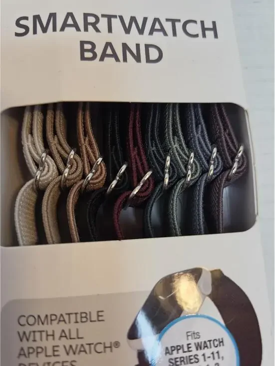 Apple Watch Bands {Adjustable Soft Woven Elastic}, Pk Of 10, NEW Open Box