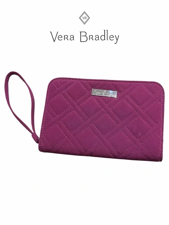 Vera Bradley Purple Zip Around Wristlet Wallet