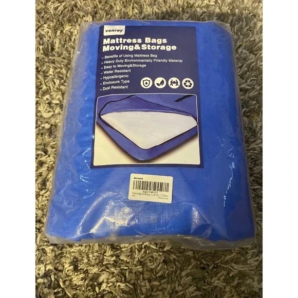 Mattress Bags for Moving and Storage, Queen,‎ Blue