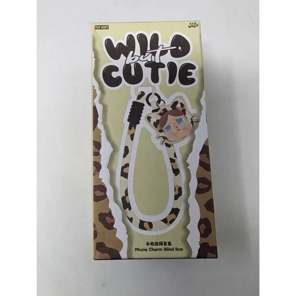 *Neon Cutie* Authentic CRYBABY Wild‎ but Cutie Phone Charm Pop Mart Open New