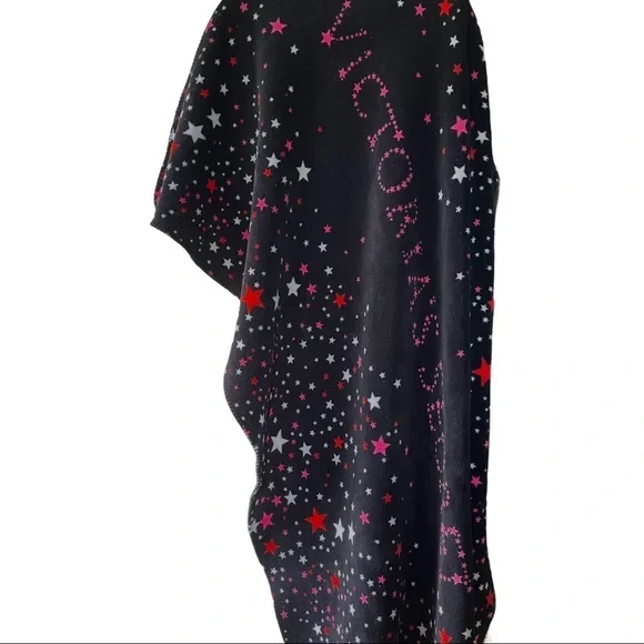 Victorias Secret Star Sherpa Throw Blanket