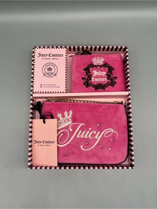 Juicy couture heritage pouch gift set
