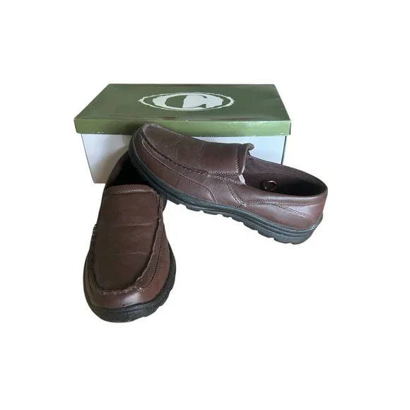 Brand New Mens Cary Country‎ Rugged Casual Boat Shoes 9.5 W Redwood Brown NIB
