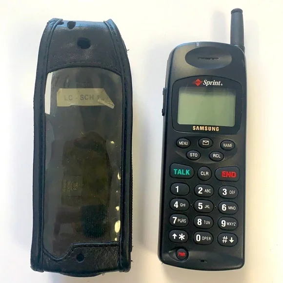 Old Sprint phone with case