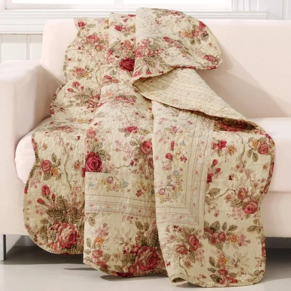 New Boho Flower Throw Blanket Bedspread Quilt - 50