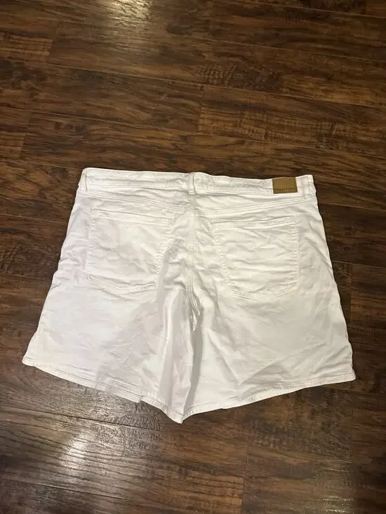 American Eagle Women's Low Rise Baggy Shorts white Sz 18
