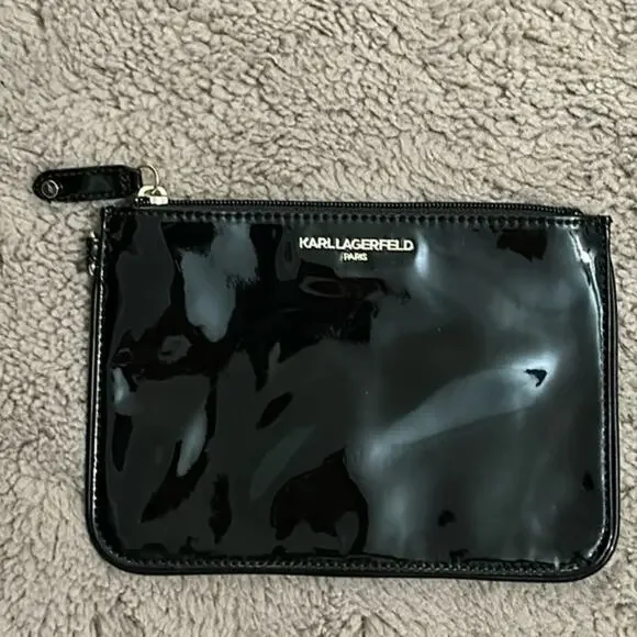 Gorgeous Karl Lagerfeld Wristlet/Cosmetic Pouch