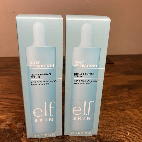 e.l.f. SKIN‎ Holy Hydration! Triple Bounce Serum Lot of 2 New