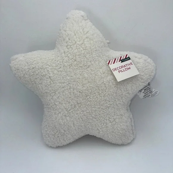 Target Star Throw Pillow White Decorative Accent NWT Cottagecore Decor