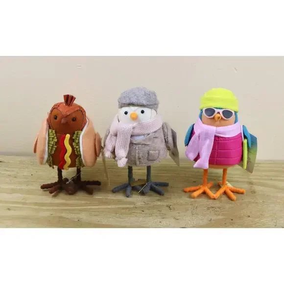 New Target Bird Lot of 3 Featherly Friends Franky Mepak Merry 2024 2025