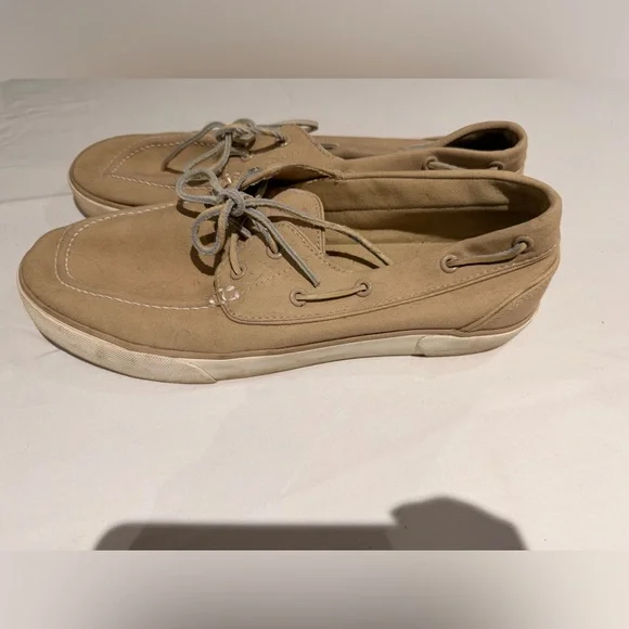 Ralph Lauren sander Tan Boat Shoes size 11D