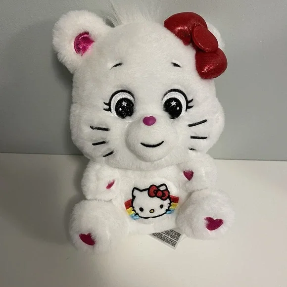 Care‎ Bears x Sanrio Hello Kitty Loves Cheer Bear White 10