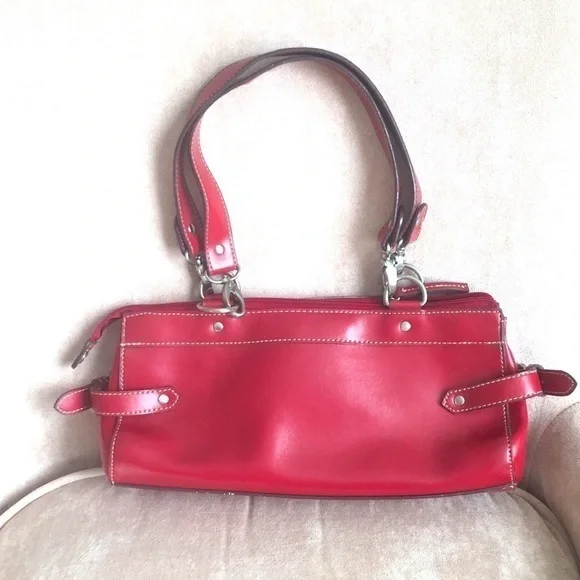 Emilie m. deep red‎ handbag