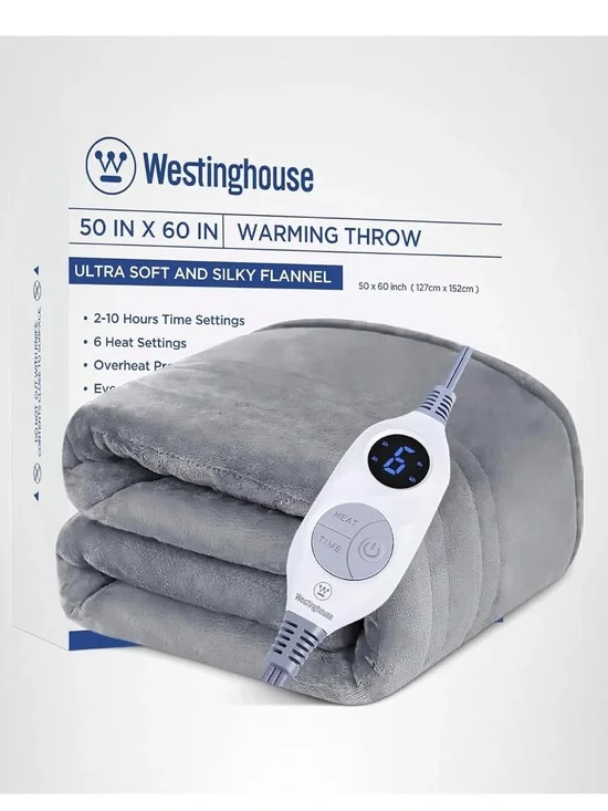Westinghouse Heated Electric Throw Blanket - (50