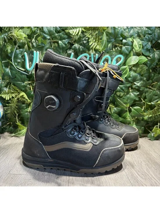 VANS Infuse V3 UltraCush Men's Snowboard Boots Black/Canteen Sz 8.5 VN0A3DIL0CB