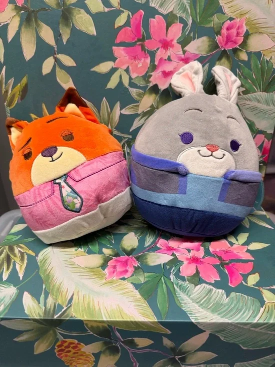 Disney Zootopia 2 Squishmallows set of 2 Nick and Judy nwt