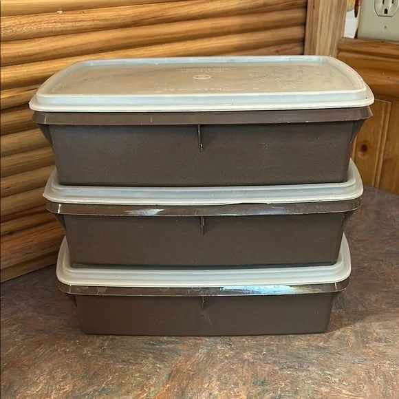 Tupperware brown Storage Containers