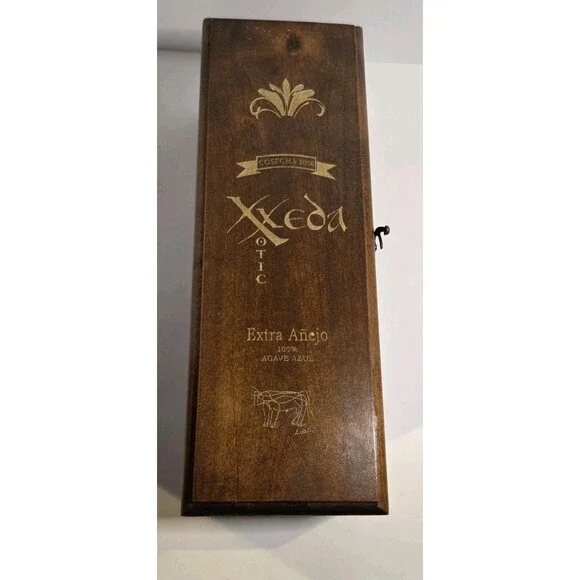 Xxeda Xotec Extra Anejo Wooden Decorative Hinged Box W Slip Lock Closure