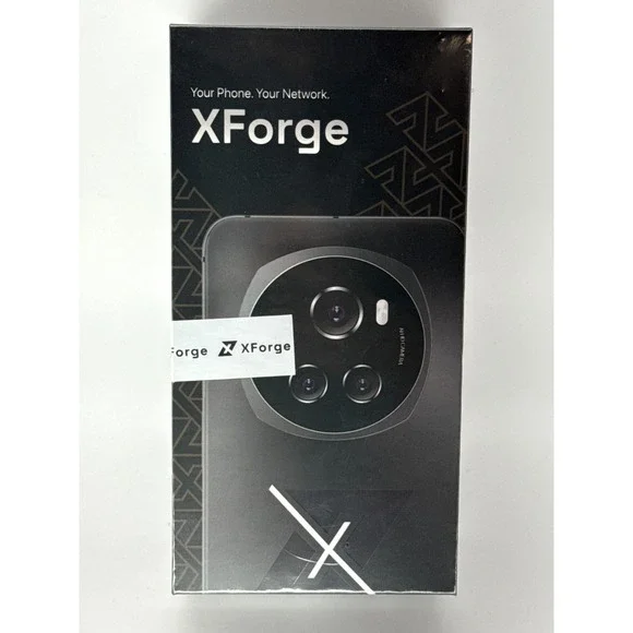 XForge 01 8GB 256GB Obsidian Black Android 64MP DePIN Crypto Mining Smartphone