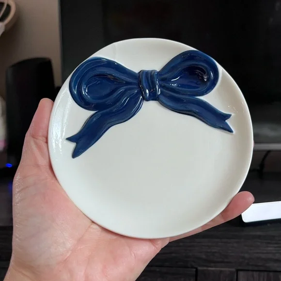 Target Bullseye Ceramic Trinket Dish Bow🎀