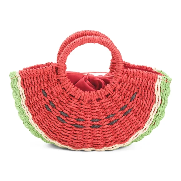 NEW Watermelon Straw Handbag
