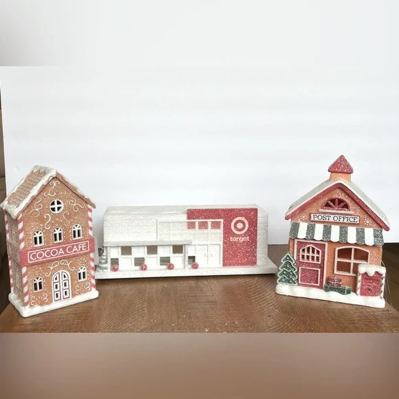 Target Bullseye Christmas Holiday Village-Target,Cocoa Cafe, Post Office