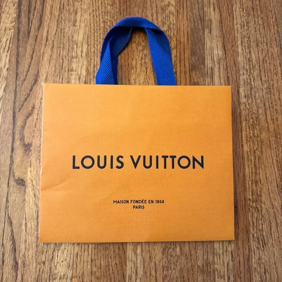 LOUIS VUITTON small paper gift bag with handles