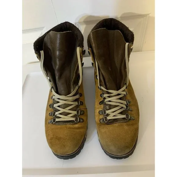 Vtg Woolrich Leather Chukka Brown‎ Lace Up Men’s Sz 10.5 Fall Winter Boots