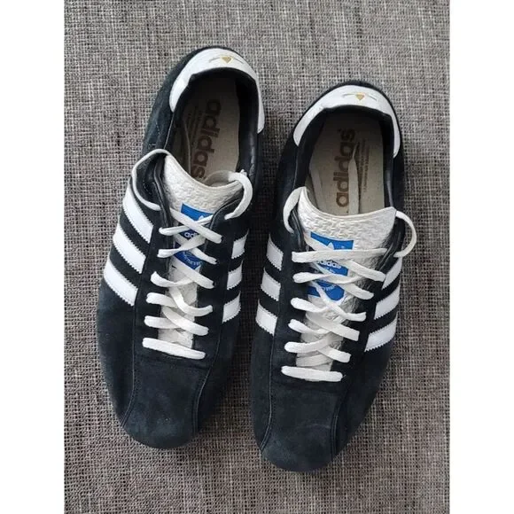 Adidas Men's Vtg Gerd Müller Black‎ Suede Football Soccer Boots Cleats Size 11.5