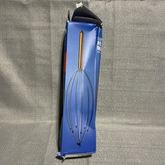 Kikkerland Head & Scalp Massager‎ Manual Handheld Lightweight Copper