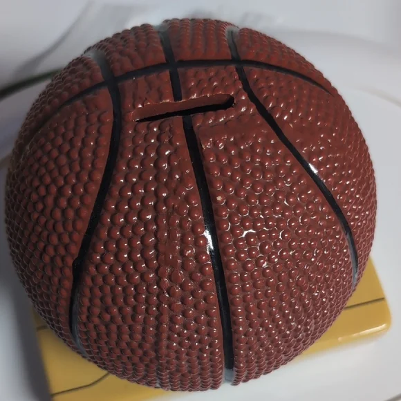 Basketball Shaped Coin Bank