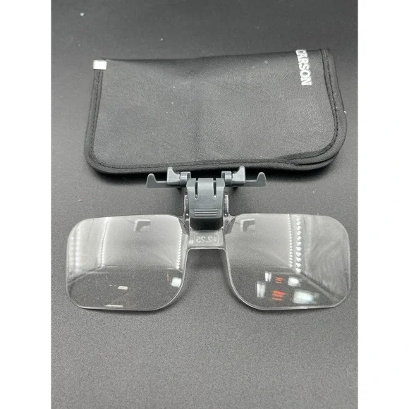 Carson Clip-On Magnifying‎ Glasses +2.25 OTC Readers Flip Up