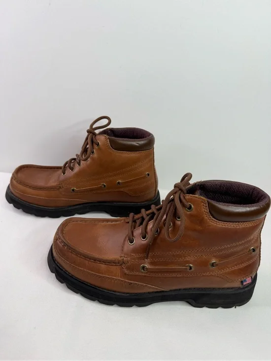 Polo Sport Ralph Lauren Vintage 90’s Redway Leather Boots Size 8
