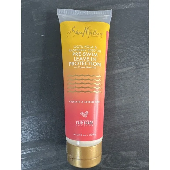 Shea Moisture‎ Gotu Kola & Raspberry Seed Pre-Swim Leave-In Hair Protection NEW