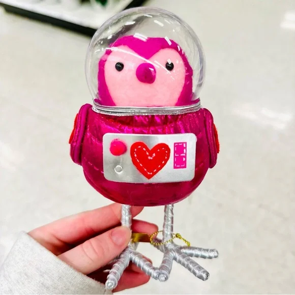 Target Featherly Friends Valentine’s Day 2026 Pink Astronaut Bird