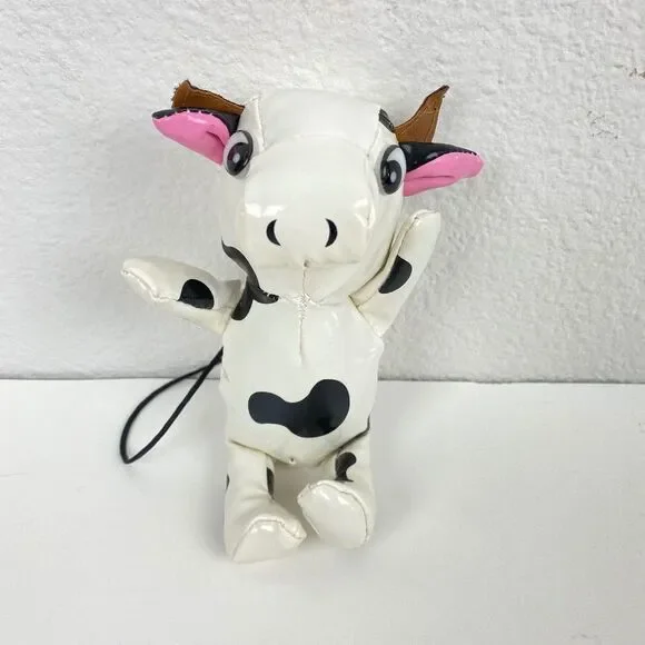 Vinyl Holstein Cow Plush Backpack Accessory Raindear TM Raincoat Collector 6