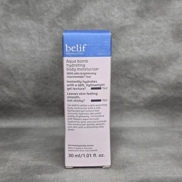 Belif Aqua Bomb‎ Hydrating Body Moisturizer 1.01 fl oz / 30 ml - NIB & SEALED