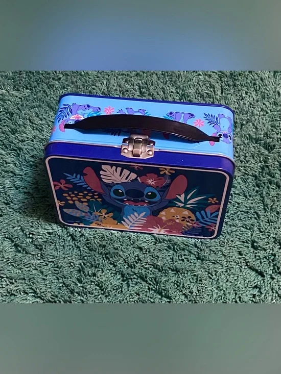 Disney Stitch Metal Container 4 piece Bundle