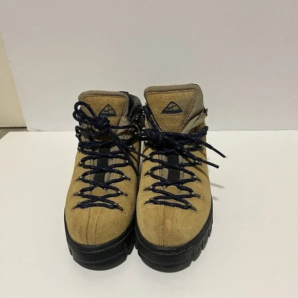 Nike ACG 1998 VTG Brown Leather Men's Ankle Boots USA 7.5 MADE IN INDONESIA