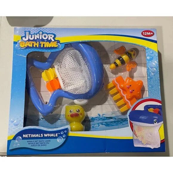 Junior Bath Time Netimals Whale Bath Game With Toys