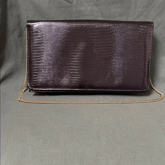 Elegant Black Shoulder or Clutch Bag Unbranded
