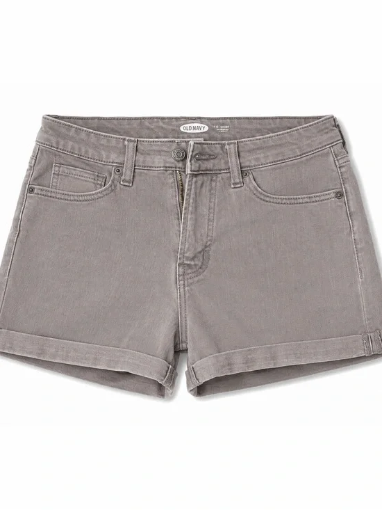Old Navy Taupe Denim Shorts