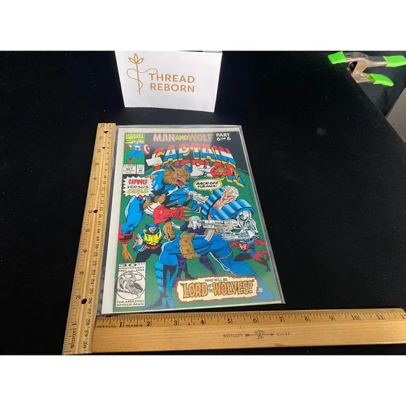 Captain America Man‎ And Wolf Part 6 Comic Book Marvel Amazing Spider-Man